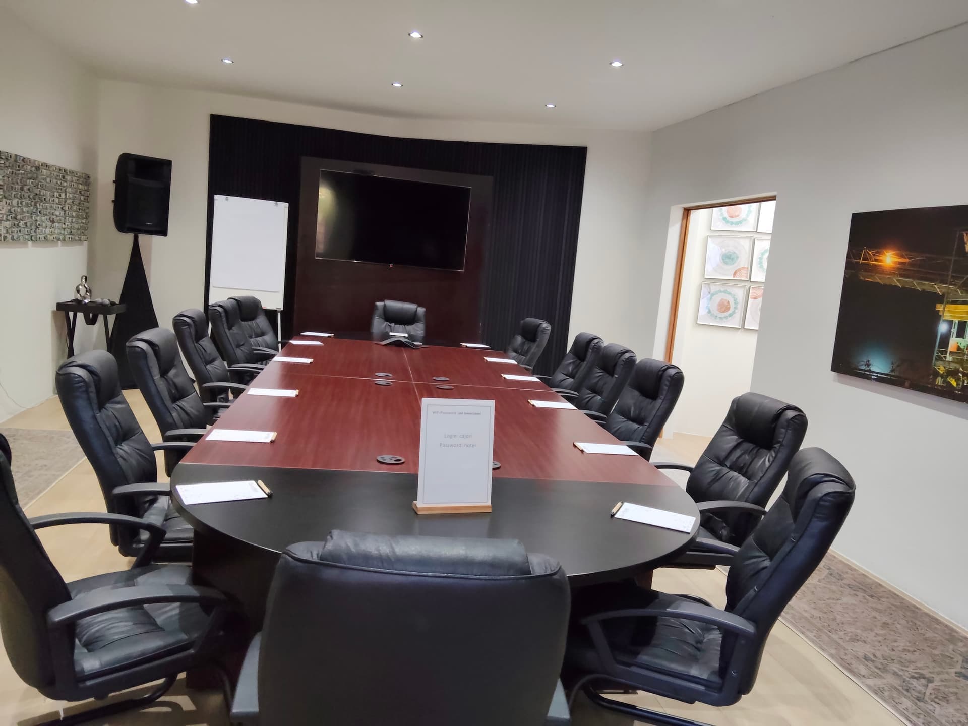 Conference room setup